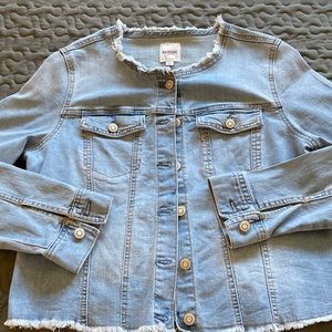 Kenzie Frayed Edge Jean Jacket